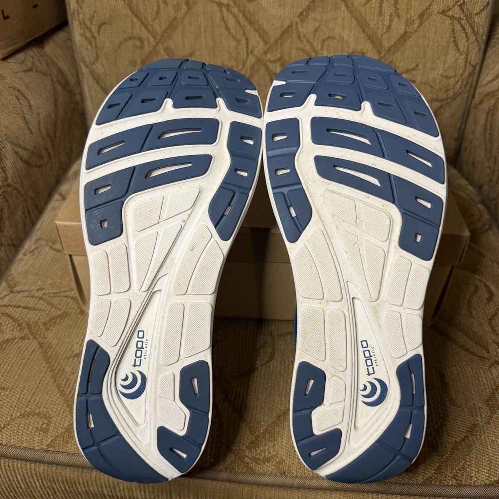 Topo Athletic Phantom 3 Men's Size 12.5 Blue Lime Road Running Shoes Sneaker - Picture 8 of 10
